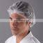Factory Direct Disposable Head Cover PP Breathable Bouffant Cap Mob Cap Clip Cap Hair Net for Clean Room Food Service