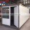 low cost prefab mobile modular cabin storage container house flat pack living container house single house with toilet