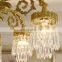 european luxury hanging lamp empire chandelier k9 crystal large gold chandeliers