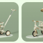 Kinderfahrrad mit drei R?dern, Balancebike, multifunktionales Vier-in-eins-Balancefahrrad für Babys (Wechat: 13510231336)