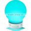 Portable Wireless Color Sensible With Hand Free Phone Call Function Smart Music Bluetooth Lamp Speaker