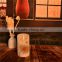 set of 3 remote control paraffin wax moving flame led electric memorial candle