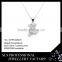 Alibaba golden supplier shining cz 925 sterling silver necklace 925 silver pendant mickey mouse pendant