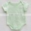 PF-MS-114 high quality cotton white onesie baby romper