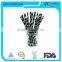 Black white artificial style bar supply paper drinking straw
