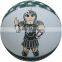 New Design Cartoon Rubber Basketball/ Colors Rubber Toyball
