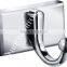 chrome plated zinc alloy single robe hook