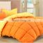 Bright color dyed queen size cotton bed sheet set/comforter set