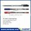 NON MOQ promotional stick ball point pen translucent barrel
