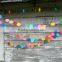 Beautiful rainbow round paper garland for home baby show decorations