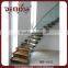 Used Metal Stairs Steel Structure Stair / Wood Steps for Indoor Stairs