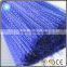 dark shiny blue normal crimp pp plastic wire polypropylene fiber