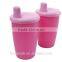 Hot Sale Leak Proof Sippy Cup /Easy Drink Cup/Kids Plastic drink cup/Re-Use Tumblers/Toddler Cup Spill resistent