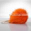 9-10cm real raccoon fur pom poms /ball key chain for winter hats