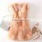 Fluffy and smooth 100% real fox fur vest /real fox fur vest