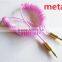 wholesale audio /DC3.5MM transparent spring cable with metal connector