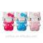 Hello Kitty style 6600mAh external battery dual USB Output for smartphone, Laptop, Tablet PC