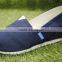 lncreased with stripe canvas shoes