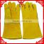 14 inches different colors split leather cheap welding gloves