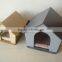 Fashionable Wooden Dog House with mat