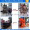 WT1-10 cement clay brick machine 15 hp diesel engine