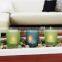 Fashion customized bright colored glass tealight holder