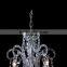 modern silver color indoor hanging tube chandeliers for home