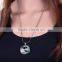Halloween gift for friend fancy light design bat pendant necklace