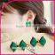 wholesale small earrings top surgical steel earrings/bow tie stud earrings
