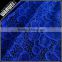 new elastic covering yarns blue for mini skirts wedding clotings nylon spandex crochet lace fabric hot selling wholesale T-077