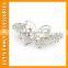 PGHD0339 MUB Best price korean gold crystal hair clips elegant metal butterfly crystal hair clip