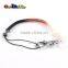 7-1/2"(190mm) Mix Color Expandable Coil With Metal Hook for Mobile Phone Straps #FLQ062A(Mix)