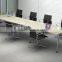 Metal structure rectangular conference table HX-MT5039