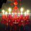 New arrival Baccarat chandelier,crystal chandelier,luxury chandelier ,with 8 head and red color