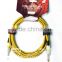 Double denoise gold plated connectors gold plated instrument cable