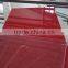 modern kitchen cabinets door with high glossy PVC red color finish