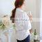 2015 latest women fashion long sleeve black shirt ladies Office Formal white shirt
