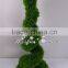 Wholesale hot selling 2016 new artificial spiral grass tower for home decor