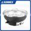 SUNNEX Hot Sale Round Electric 6.8ltr Chaffing Dish Set