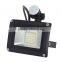2835 5730 10w PIR Led Floodlight CE ROHS 3 years warranty