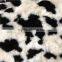 new arrival white and black high quality faux fur fabric