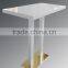 Artificial stone dining table,faux marble top table