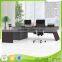 Latest executive office table designs L shape high quality Classic China commercial office furniture