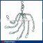 Trailer safety chain with S hooks,NACM90 standard 1/4"X 48" size chain with S hooks