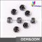 Newest plastic round shape metallic buttons for garment accessory