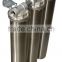 Stainless steel water filter housing