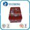 three sets rectangle food gift packing tin box