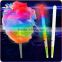 Wisdom Victory 2016 novertly items Colorful Led Cotton Candy Stick kids Party Led Flashing Cotton Candy Stick