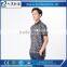 camouflage prin branded collar t-shirts black oem supplier