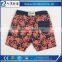 bright color print children and kids shorts